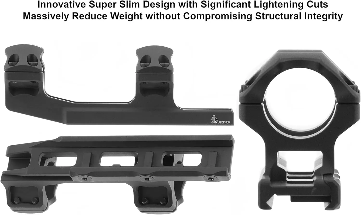 UTGUTG ACCU-SYNC™ 1" Med. Profile 50mm Offset Pic. Rings,