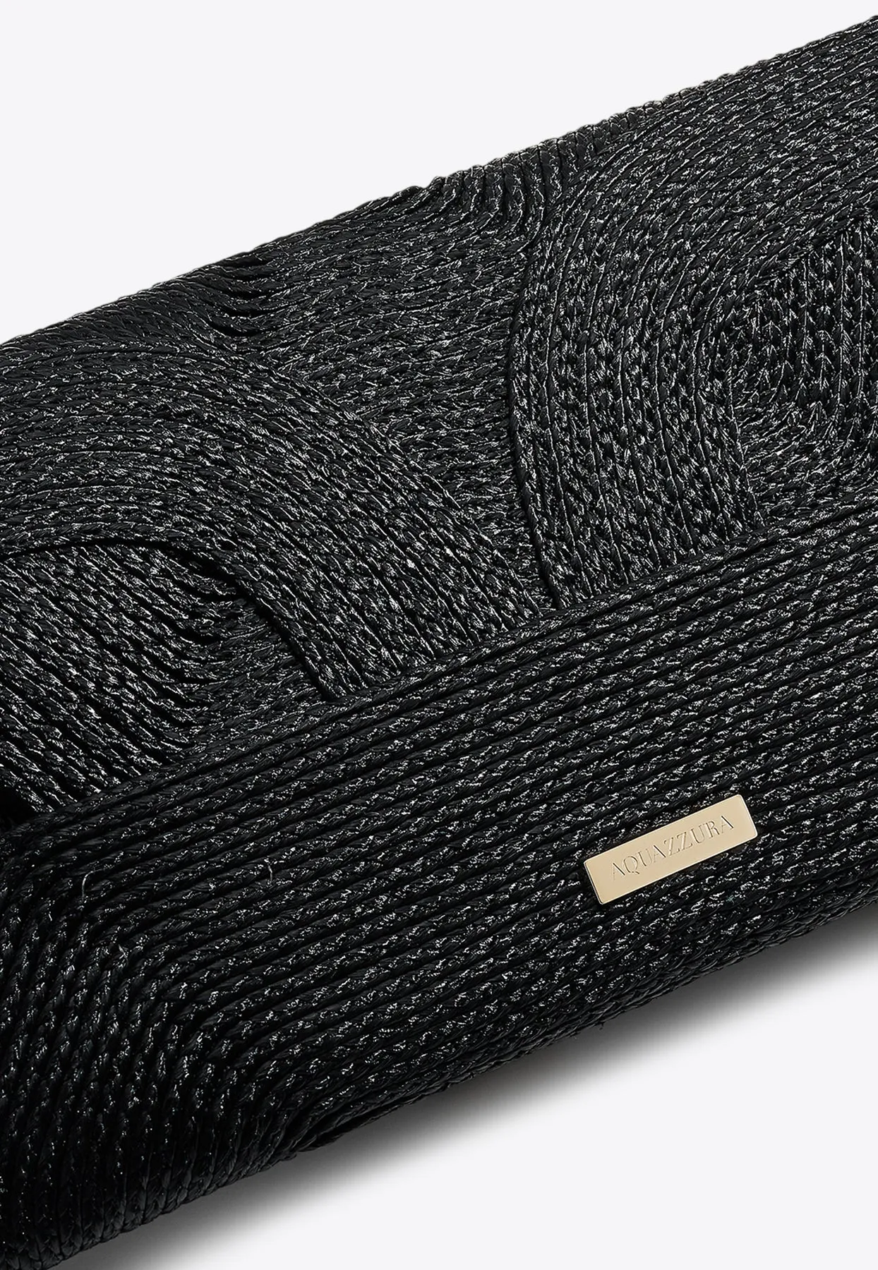 Vacanza Clutch Mirror-Effect Leather