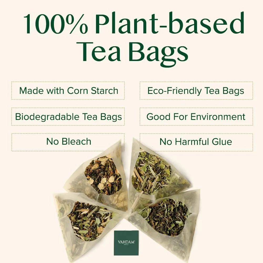 VAHDAM, Assorted Tea Gift Set (6 Varieties, 36 Tea Bags) - Variety Pack - Black, Green, Chai and Herbal Tea Sampler | Gifts Set for Lovers | Gifts for Women and Men