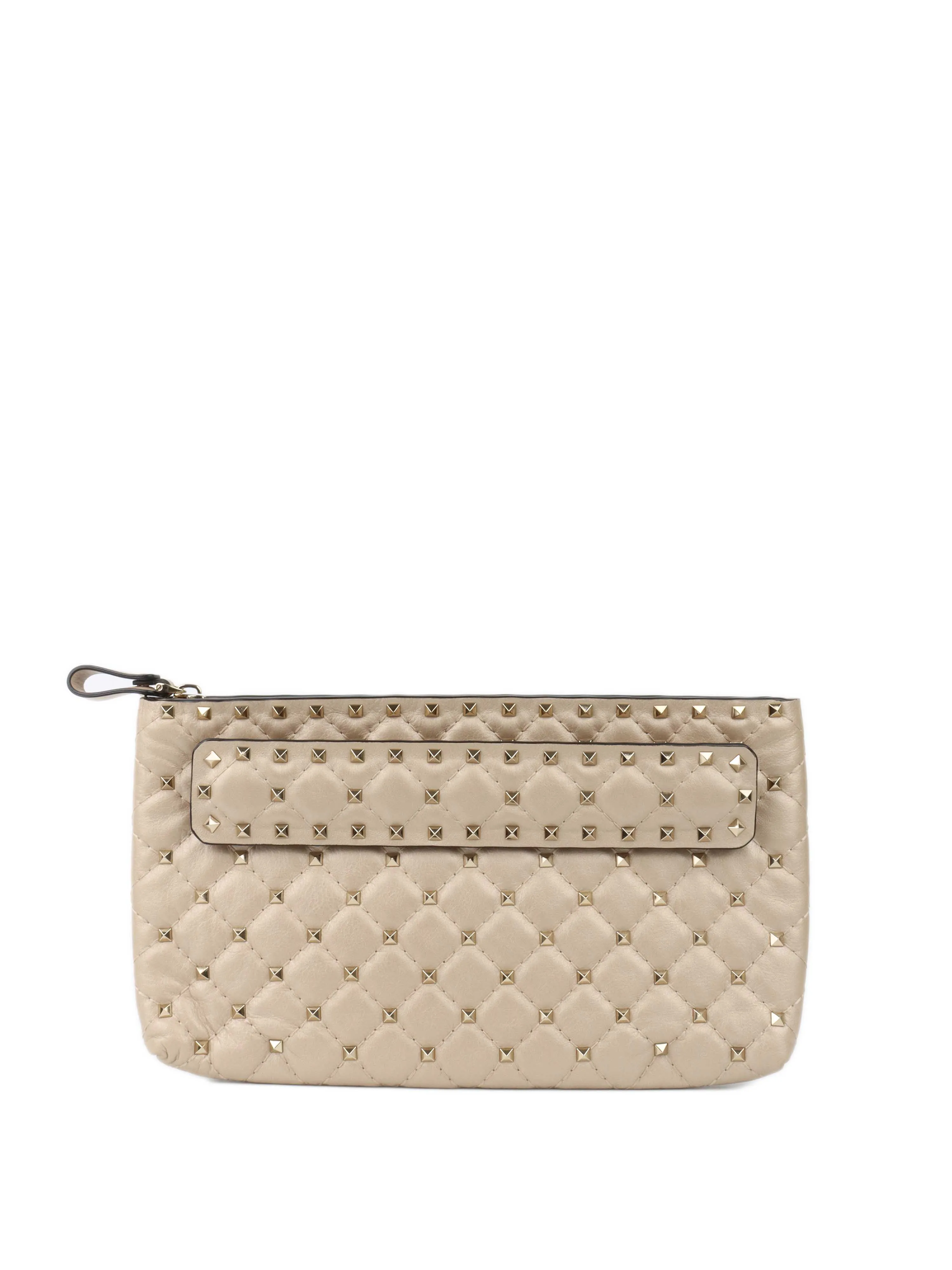 Valentino Gold Rockstud Clutch.