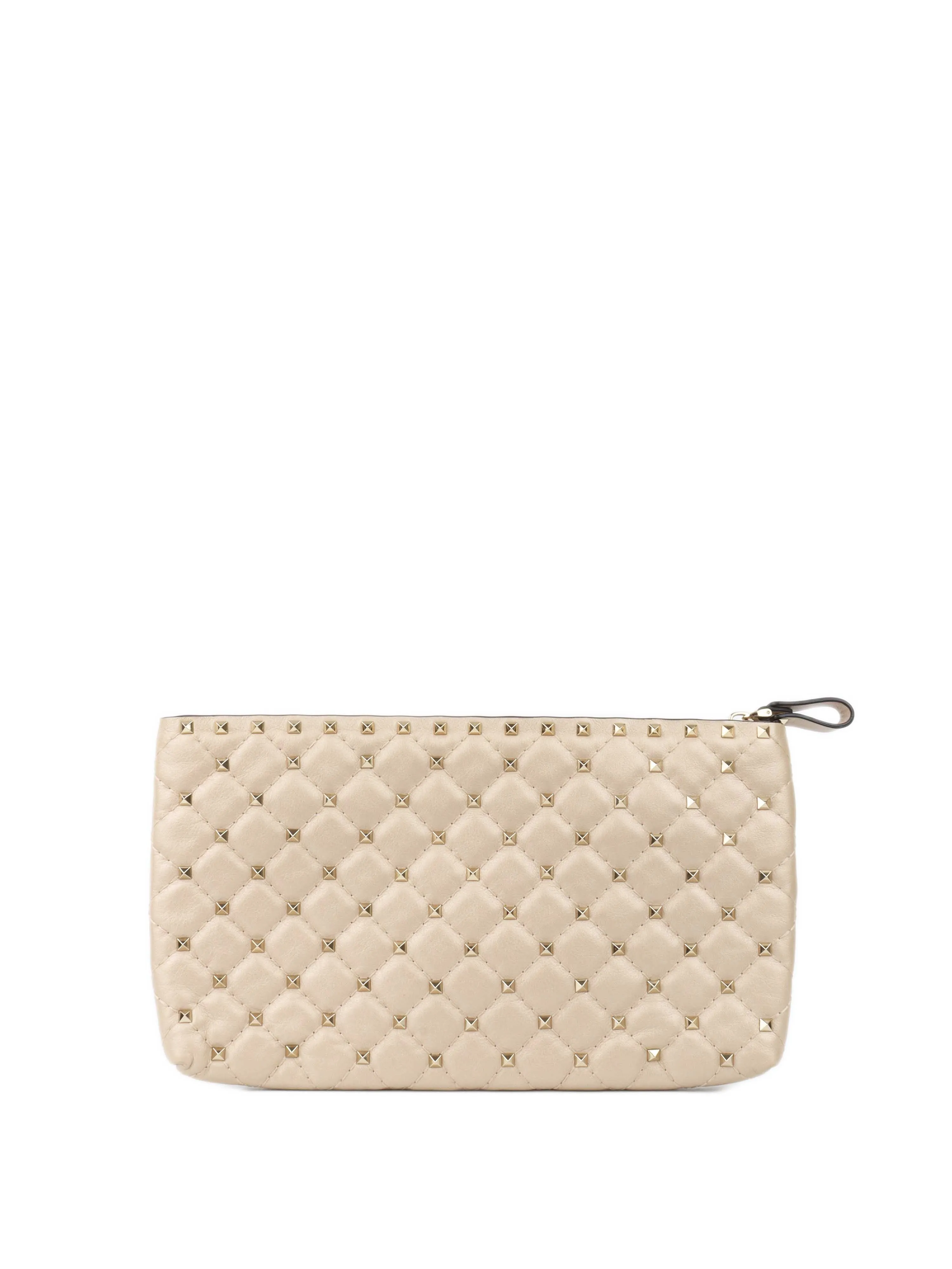 Valentino Gold Rockstud Clutch.