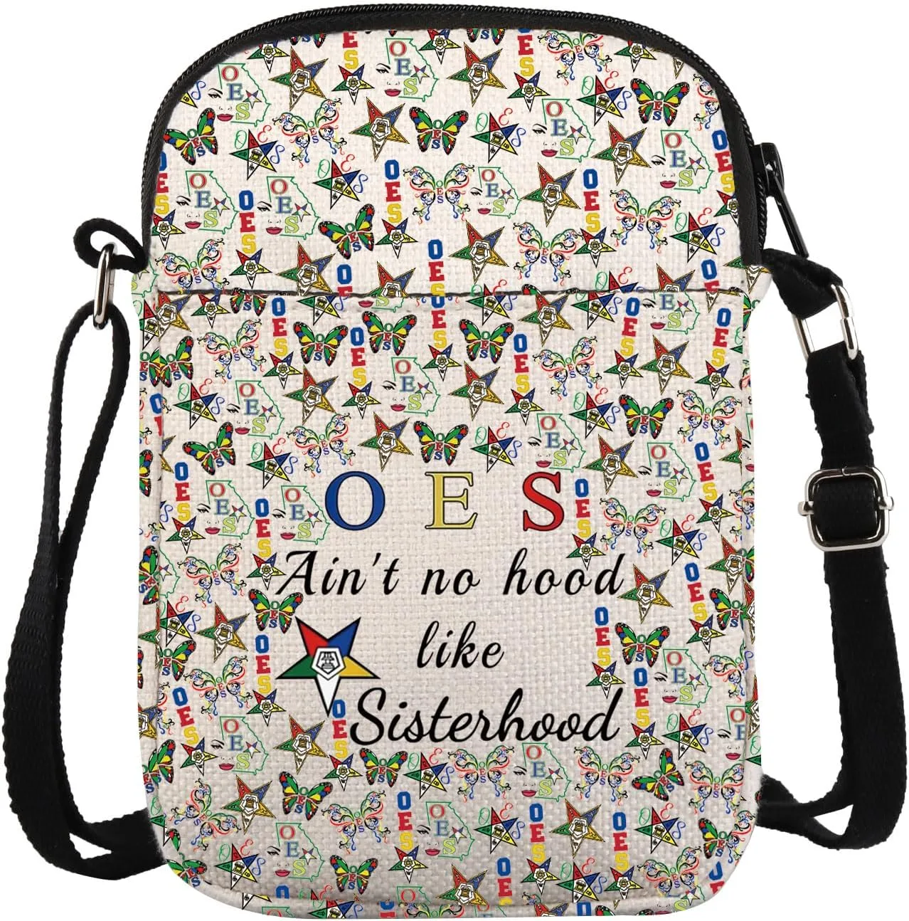 VAMSII OES Crossbody Bag OES Eastern Star Gift OES Sisterhood Gifts OES Sorority Gift