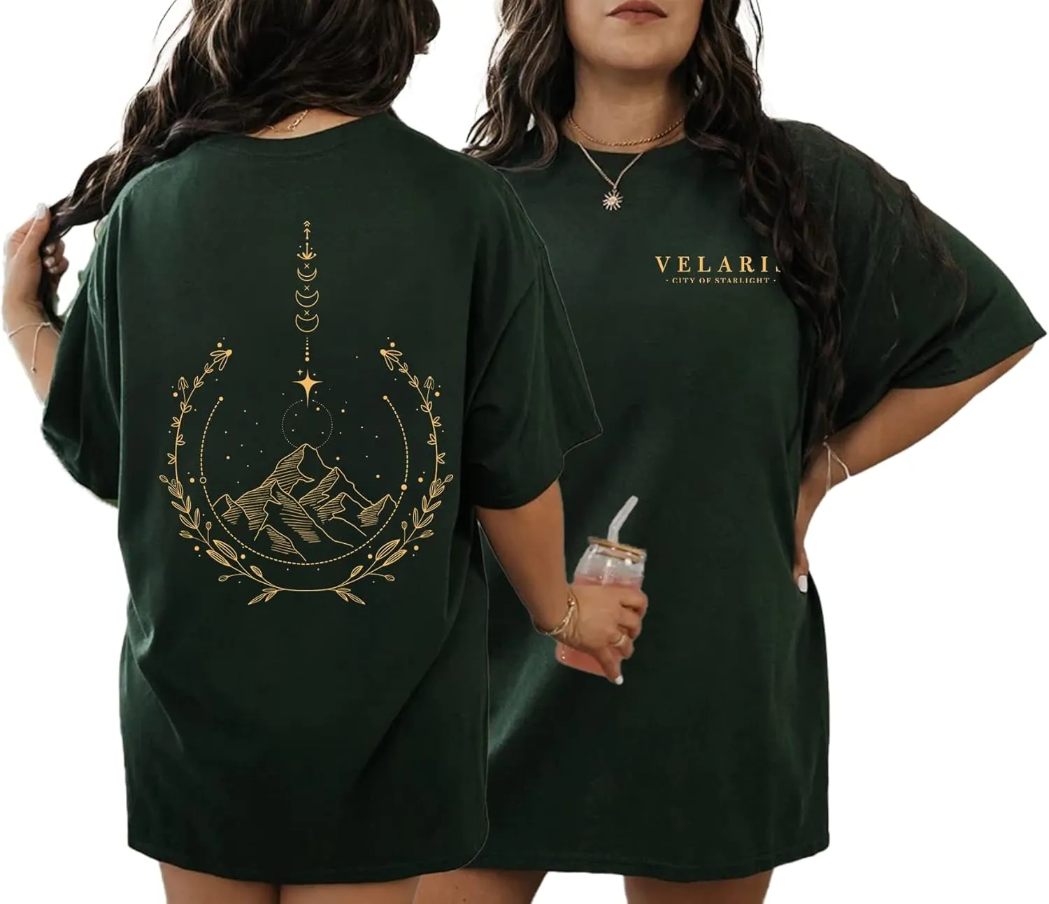 Velaris City of Starlight Tshirt - The Night Court Acotar 2 Sided Tshirt, Sarah J Maas Clothing