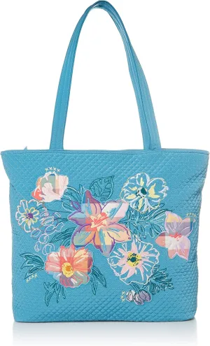 Vera Bradley Women's Microfiber Vera Tote Bag