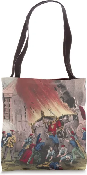 Vintage French Revolution Illustration (1848) Tote Bag