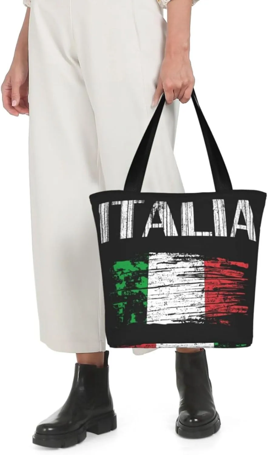 Vintage Old Ethiopia Flag Lion Of Judah Women's Tote Bag Shoulder Bag Shopping Handbag Large Capacity Handbag