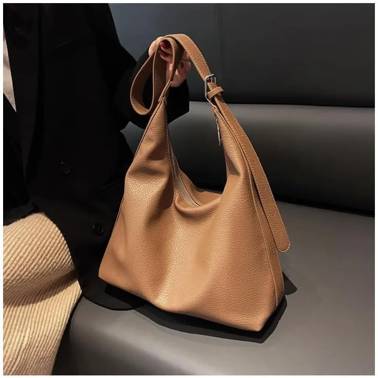Vintage-style Crossbody Bag with Adjustable Shoulder Strap and Large Capacity for All-matching Outfits