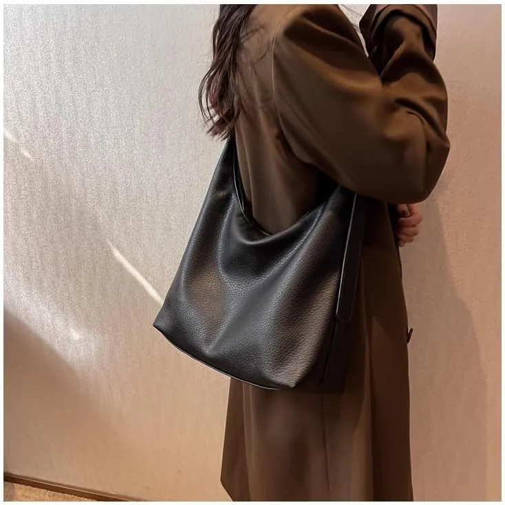 Vintage-style Crossbody Bag with Adjustable Shoulder Strap and Large Capacity for All-matching Outfits