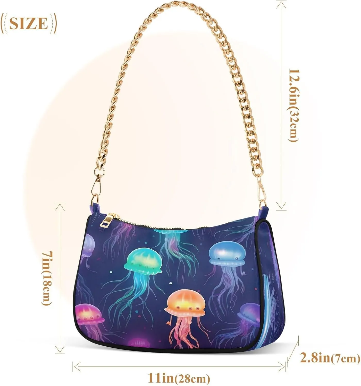 Watercolor Cat with Many Cats Women's Small Purse, Womens Shoulder Bags Crossbody