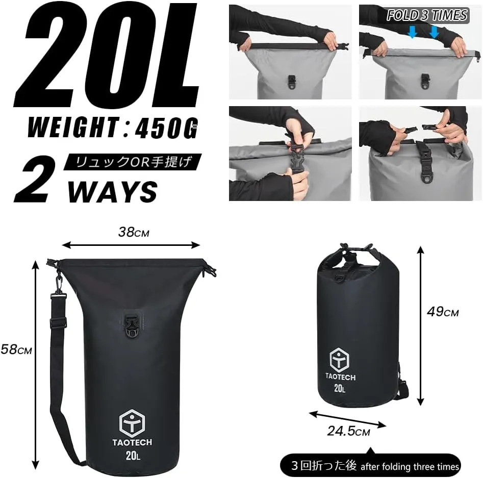 waterproof bags summer large capacity snowboard swim