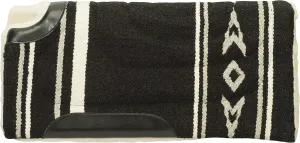 Weaver Equine 30" x 32" Cut Back Acrylic Saddle Pad Horse Saddle Pad, Shock Absorb Western Saddle Pad for Protection, Durable Equine Supplies, ‎Blue