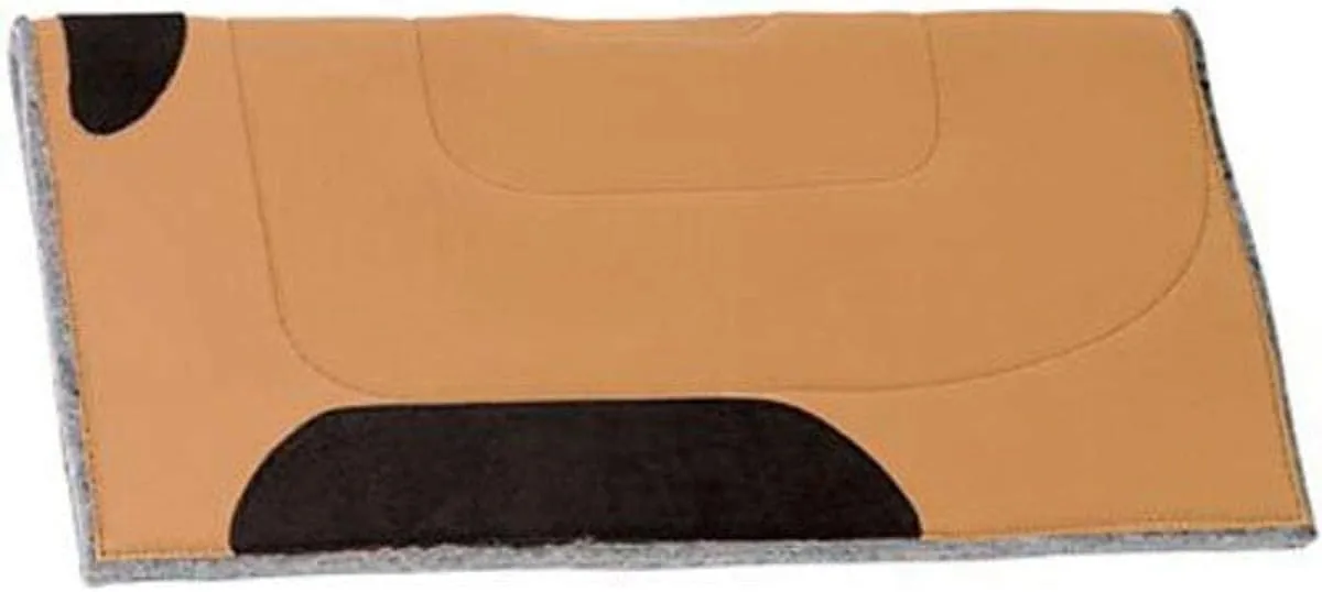 Weaver Leather Canvas Top Saddle Pad,Brown