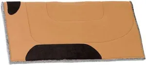 Weaver Leather Canvas Top Saddle Pad,Brown