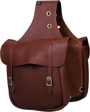 Weaver Leather Chap Leather Saddle Bag , Brown , 11" X 12" X 4"