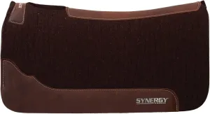 Weaver Leather Synergy Contoured Steam Pressed 100% Merino Wool Felt Performance Saddle Pad, 31" x 32"