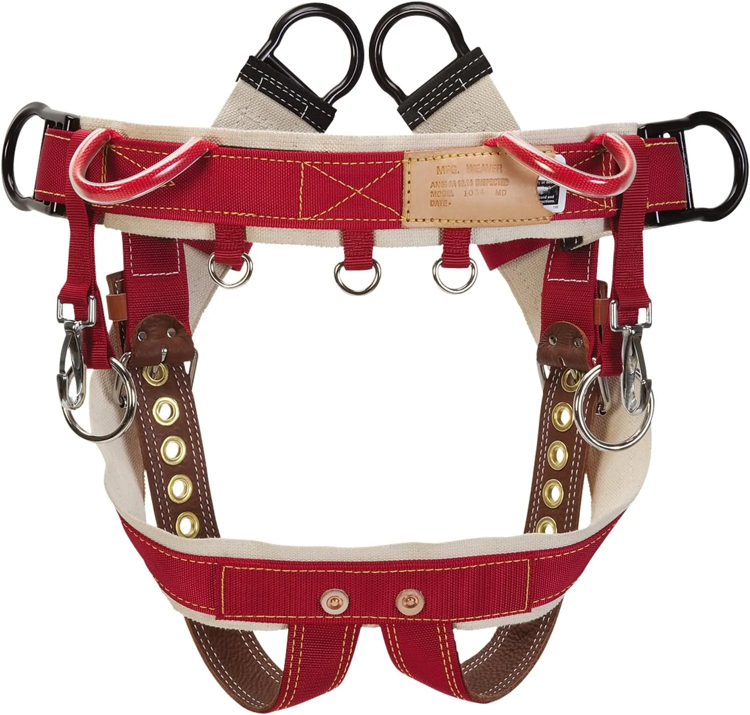 Weaver Leather WLC 160 Saddle with 2" Nylon Leg Straps