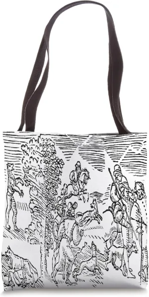 Werewolves on The Loose Attacking Villagers Tote Bag