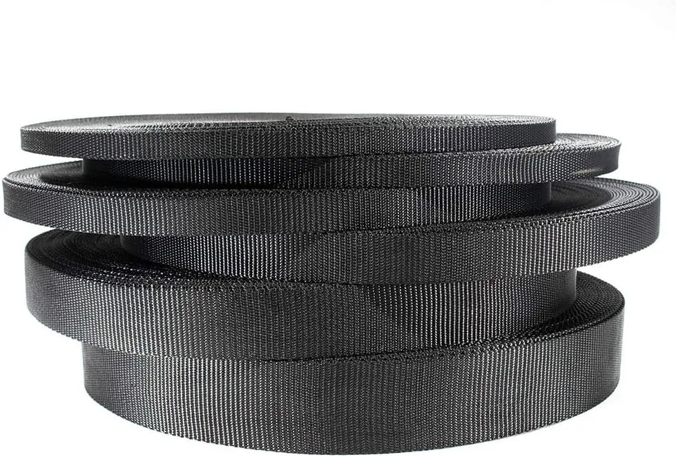 West Coast Paracord Nylon Webbing - Flat Rope - All-Purpose Heavy Duty Strap - for Gardening, Cargo Straps, Crafting, Fishing Lines, Marine