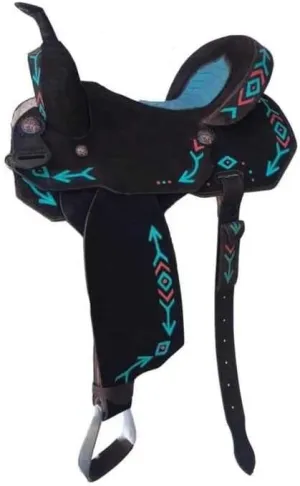 Western Barrel Racing Horse Saddle Wooden Tree Handmade Premium Leather Comfort Horse Trail Equestrian Tooled Carved Horse Riding Saddle Size: 10"-18 inches Seat Available, AS25