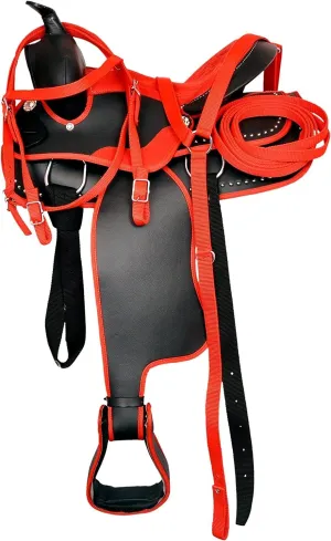 Western Synthetic Horse Saddle Lightweight Barrel Racing Saddle Trail Equestrian Horse Saddle Size 14 to 18 Inches Seat Model No. 23