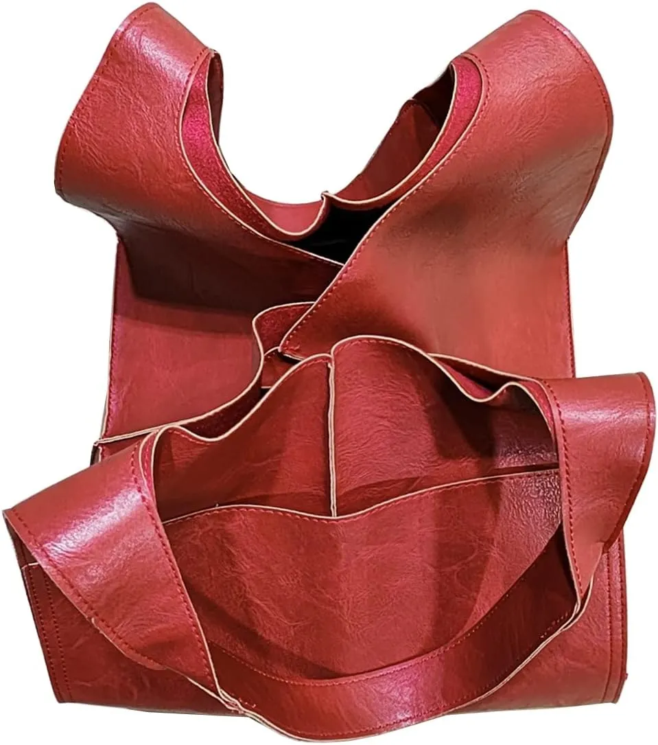 Women Big Hobo Handbag Leather Shoulder Bag Work Large Capacity Tote Purses