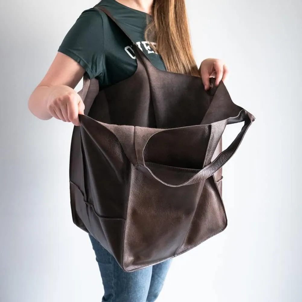Women Big Hobo Handbag Leather Shoulder Bag Work Large Capacity Tote Purses