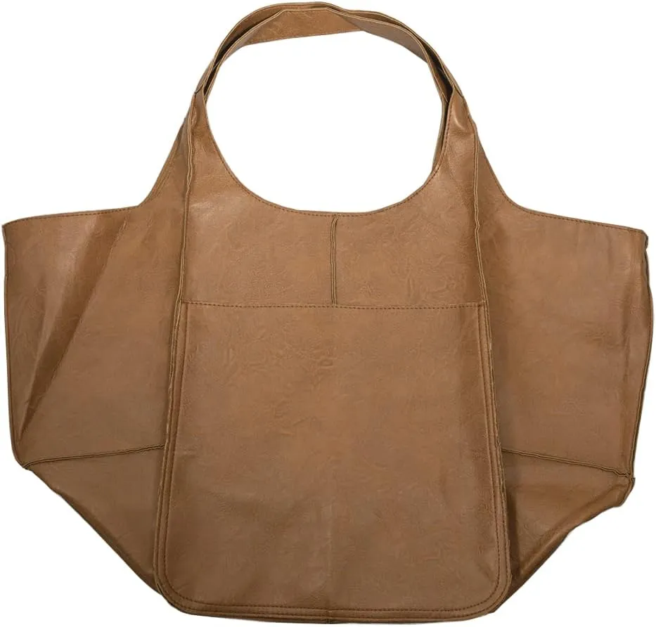 Women Big Hobo Handbag Leather Shoulder Bag Work Large Capacity Tote Purses