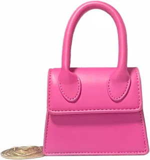 Women Clutch Purse Crossbody Mini Bags Faux Leather with Chain