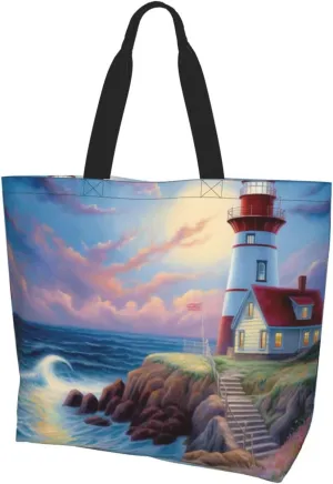 Women Printed Cross Body Bag Many Foxes Casual Handbag Shopping Bag