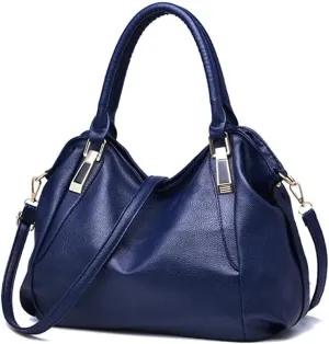 Women Soft Synthetic Patent Leather Handbag Large Capacity Female Tote Clutches Shoulder Messenger Crossbody Bag