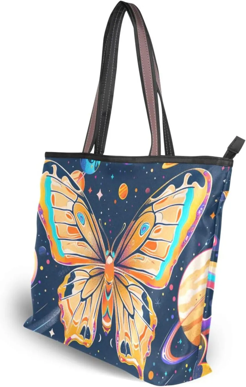 Women Tote Bag, Large Shoulder Hobo Bags Casual Handbags Big Capacity Shopping Work Bag for Vacation, 45
