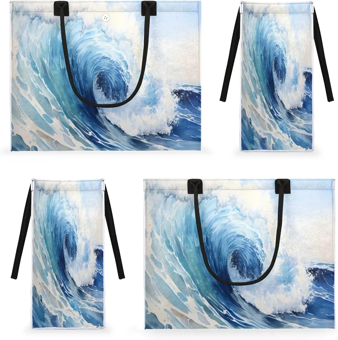 Womens Birthday Gifts Tote Bag Deep Sea Water Beach Bags for Women Handbags