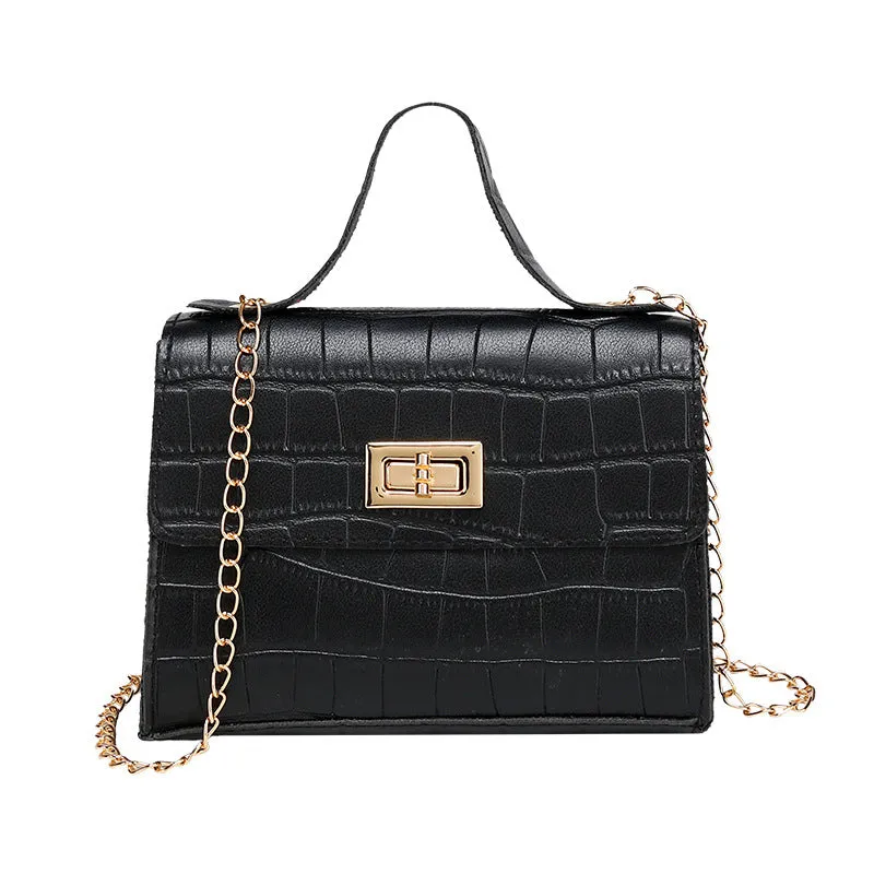 Women's Classic Crocodile Pattern Chain Fashion Crossbody Bags