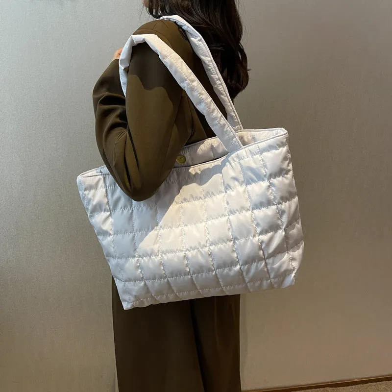 Women's Cotton Jacket Large Capacity Down Underarm Shoulder Bags