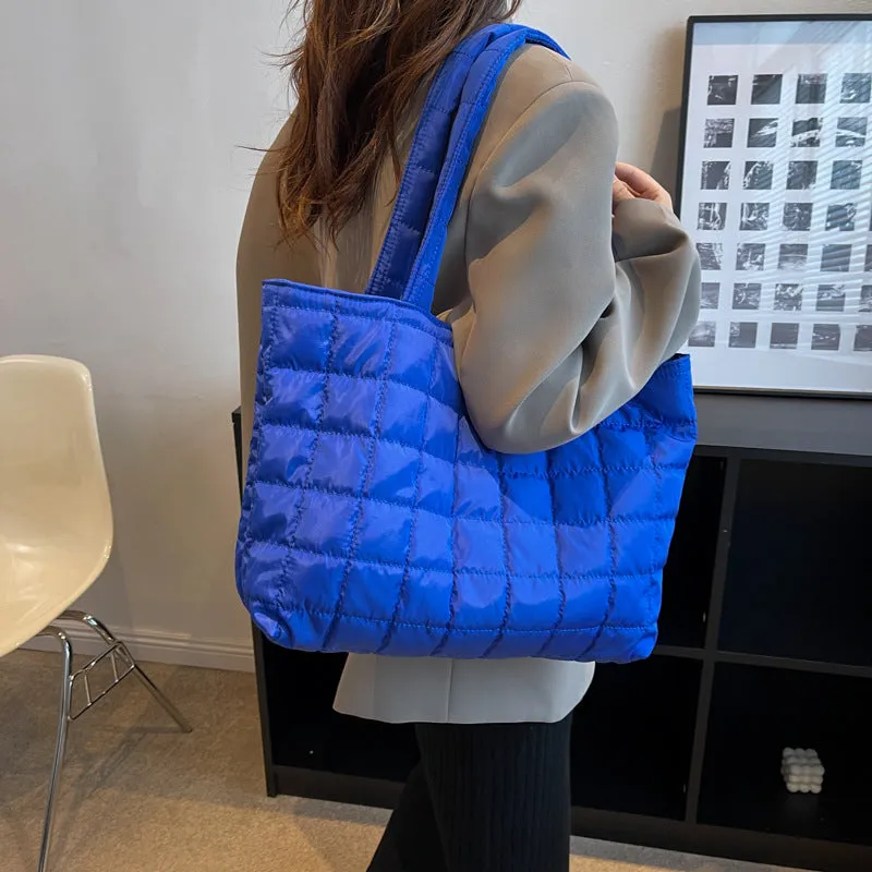 Women's Cotton Jacket Large Capacity Down Underarm Shoulder Bags