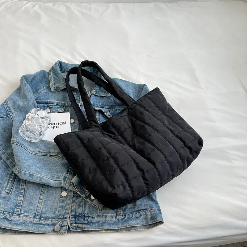 Women's Cotton Jacket Large Capacity Down Underarm Shoulder Bags