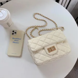 Women's Golden Balls Style Diamond Versatile Chain Bags