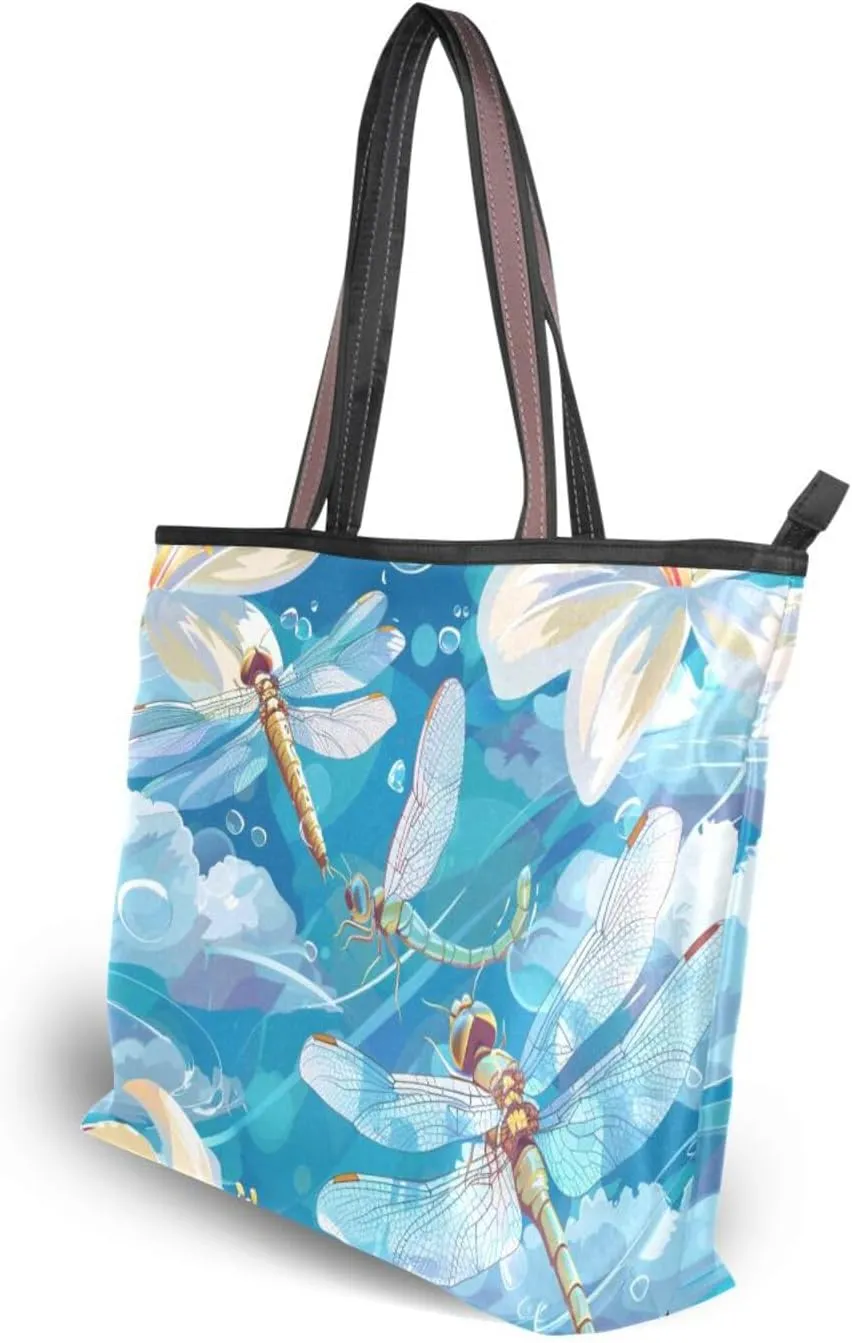 Women's Large Capacity Hobo Shoulder Bags - Casual Work & Vacation Tote Bag, 11"