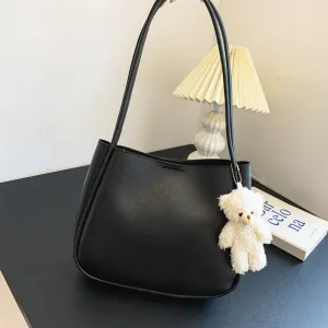 Women's Large Capacity Soft Leather Elegant Underarm Shoulder Bags