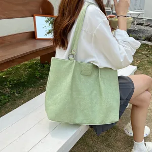 Women's Large Capacity Textured Portable Minority Western Shoulder Bags