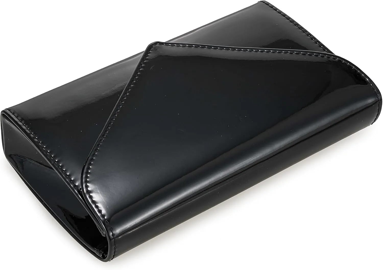 Women’s Mirrored Metallic Faux Leather Evening Bag Glimmering Clutch Purse for Prom/Cocktail/Wedding/Party
