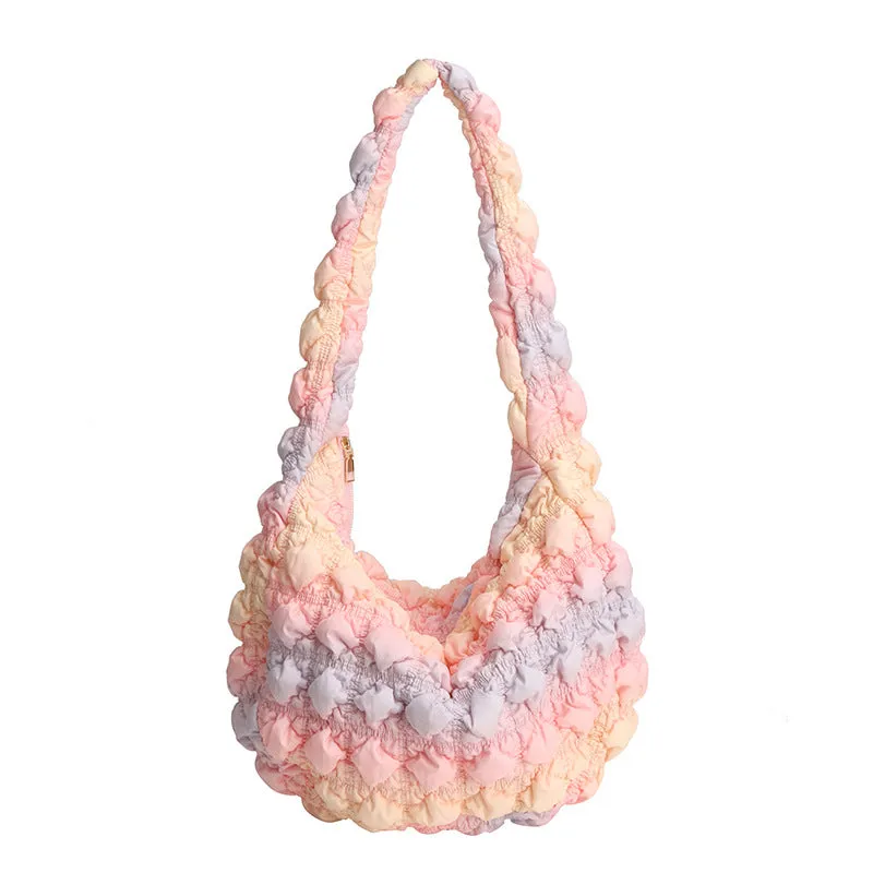Women's Pleated Cloud Size Large Capacity Bubble Crossbody Bags