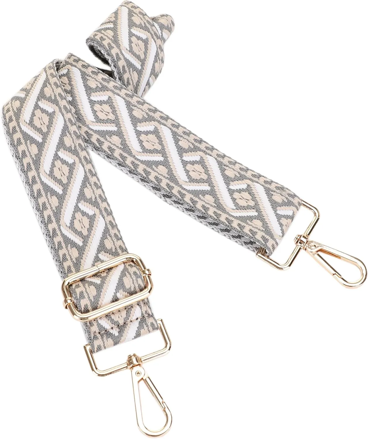 Women's Purse Strap Replacement Crossbody Handbag Shoulder Strap Adjustable, Embroidered Pattern_BRAID19