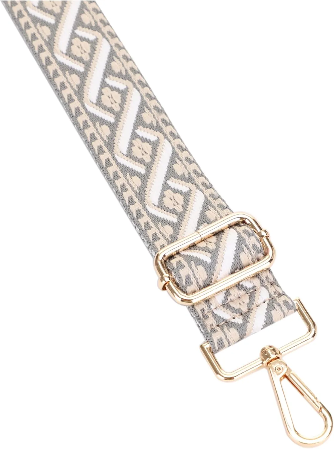 Women's Purse Strap Replacement Crossbody Handbag Shoulder Strap Adjustable, Embroidered Pattern_BRAID19