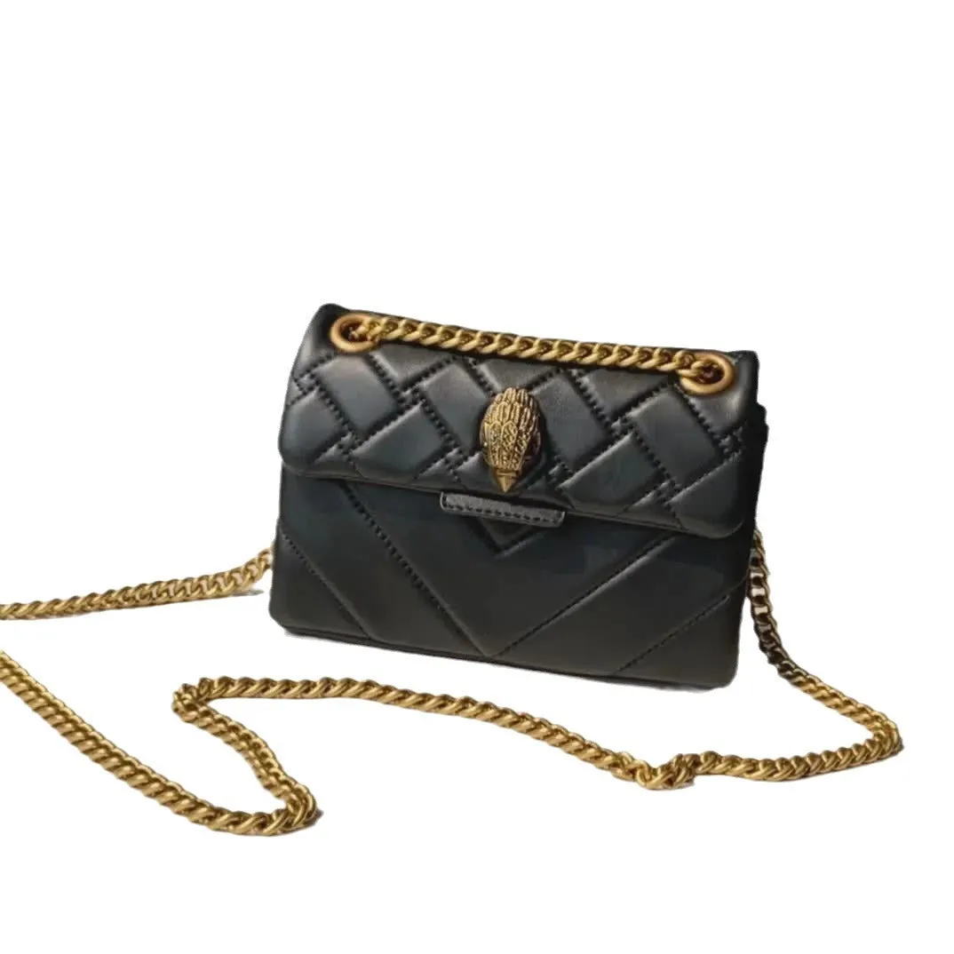 Women's Rhombus Chain Eagle Head Lion Crossbody Bags
