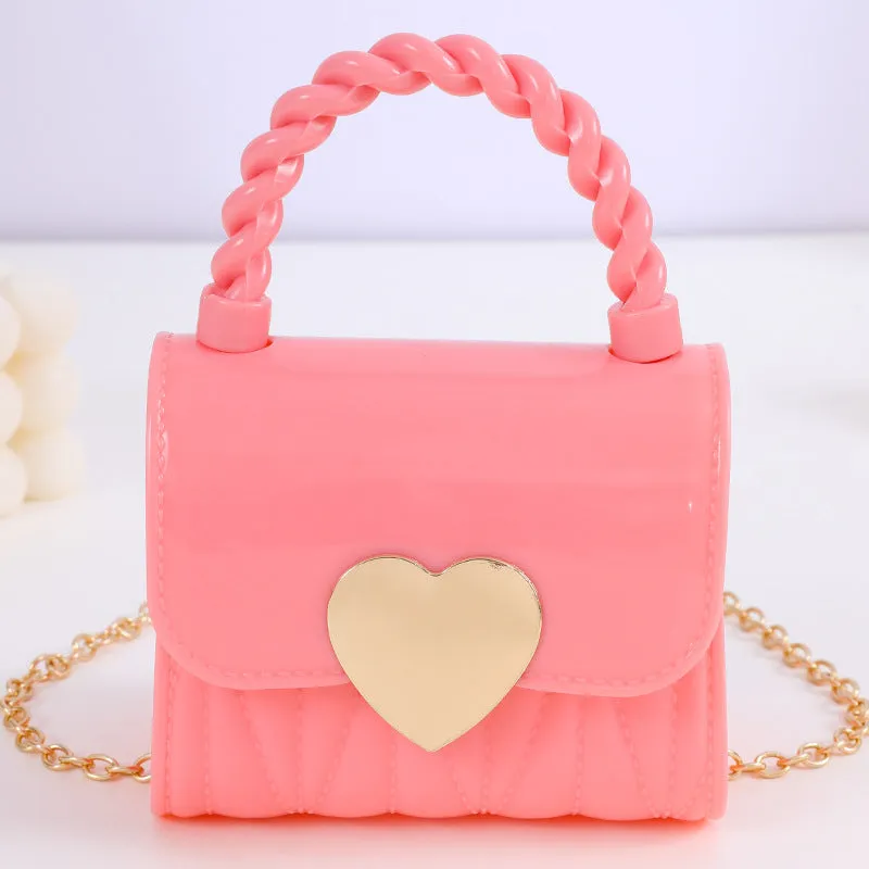 Women's Slouchy Creative Mini Love Gel Crossbody Bags