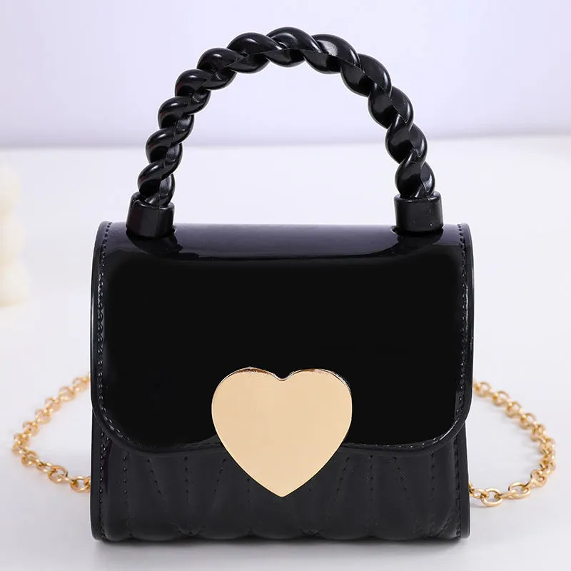Women's Slouchy Creative Mini Love Gel Crossbody Bags