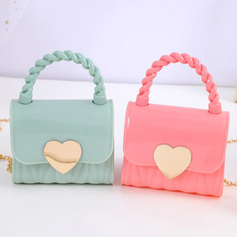 Women's Slouchy Creative Mini Love Gel Crossbody Bags