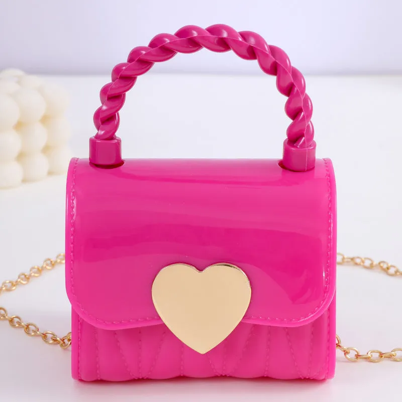 Women's Slouchy Creative Mini Love Gel Crossbody Bags
