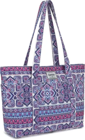 Women's Tote Bag with Laptop Compartment Fit 15.6 inch 16 inch Laptop,Large Capacity Handbag for Work, Travel